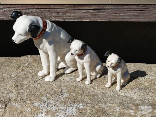 希少　レア　ビクター犬　置物　ニッパー