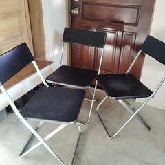 3脚セット IKEA 折りたたみチェア イス 椅子 いす イケア