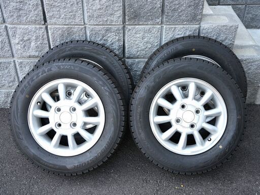 新品同様2022年製造ブリザックVRX2155/70R13ほぼ10分山・スズキ純正  