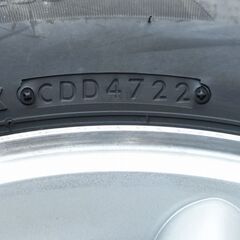 新品同様2022年製造ブリザックVRX２155/70R13ほぼ10分山・スズキ純正ラパンアルミホイール4本