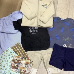 110-120 男の子　ファミリアのパーカーやコムサの半袖Tシャ...