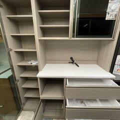 💙未使用!! 三幸ジャパン 2面レンジボード サイド収納付き 💛定価￥348,000💛 スチームオーブン対応 ソフトクローズ💙817