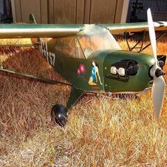 ラジコン飛行機 パイパーカブ PIPER J-3 Cub 全幅140cm メカ一式付き