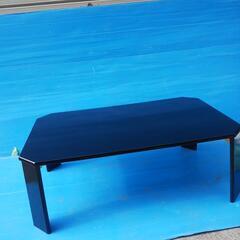 折り畳み式 ローテーブル 黒