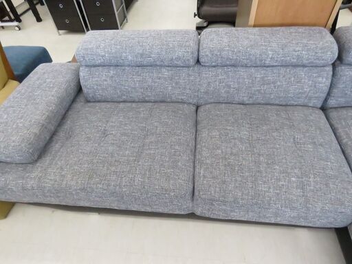 北海道 千歳市/恵庭市 近郊配送 ヘッドレス付き L字ソファ カウチ