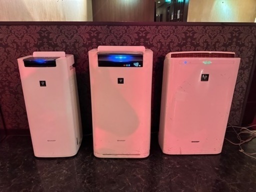 SHARP 空気清浄機　3台まとめ売り