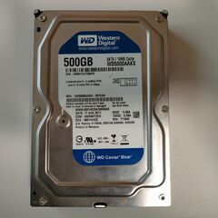 【手渡し】WD(ウェスタンデジタル) 3.5インチ 500GB ...