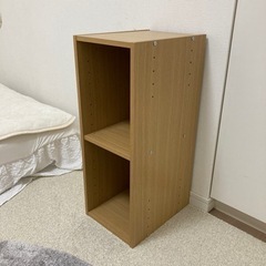 【ネット決済】棚　カラーボックス2段