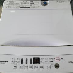 【新生活SALE】Hisense　ハイセンス　5.5kg洗濯機　HW-E5503　中古　リサイクルショップ宮崎屋住吉店24.5.19F 新生活SALE】Hisense ハイセンス 5.5kg洗濯機 HW-E5503 中古