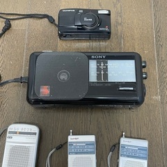 古いラジオ、カメラ