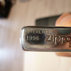【90\'s、Zippo ・STERLING U.S.A.SILVER 1996年製】