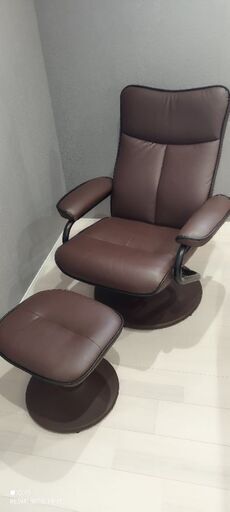 1人用ソファ  オットマン付