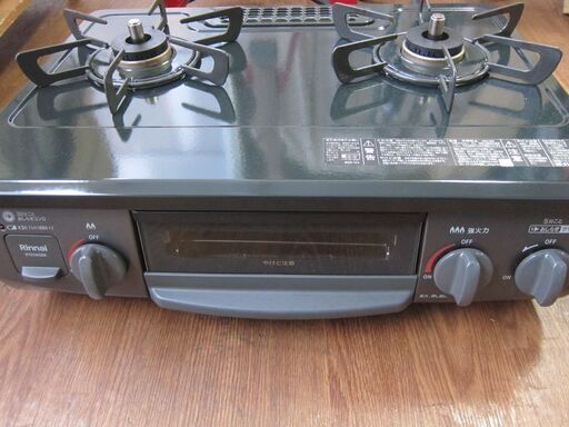 リンナイ　Rinnai 都市ガス RTE565BK ガステーブル 現状品