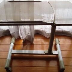 サイドテーブル（ベッド・ソファーサイド・高さ＆角度調整）SANW...
