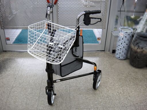 美品 インタージェット トライウォーカー TR-62BK 折りたたみ 三輪歩行車 歩行補助車【モノ市場安城店】013