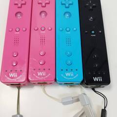 【ネット決済・配送可】Wii コントローラー 4本セット(RVL...