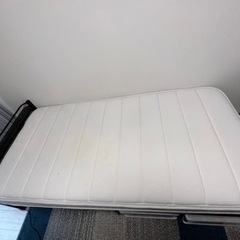 【無料】家具 ベッド シングルベッド(マットレス＋パイプフレーム)