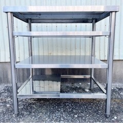 2 業務用 作業台 棚板付き 店舗用 厨房用品 厨房設備