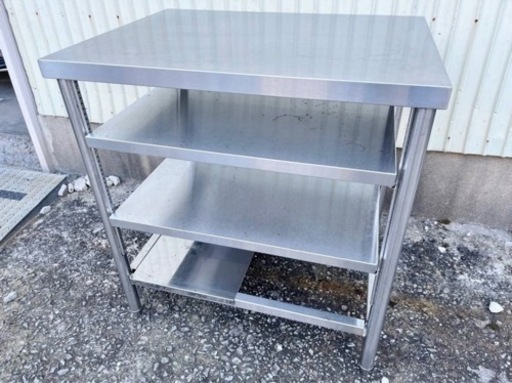 2 業務用 作業台 棚板付き 店舗用 厨房用品 厨房設備