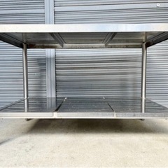 4 業務用 作業台 棚板付き 店舗用 厨房用品