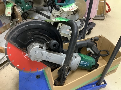 日立 CM12Y コンクリートカッター (刃新品装着) 管D240120BK (ベストバイ 静岡県袋井市)