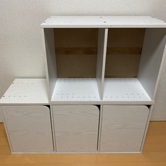 ニトリ カラーボックス(戸有/無)