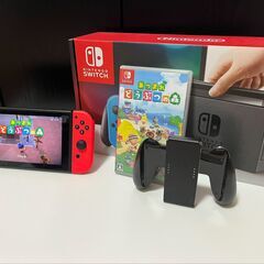 【中古】Nintendo Switch本体 +どうぶつの森 SD...