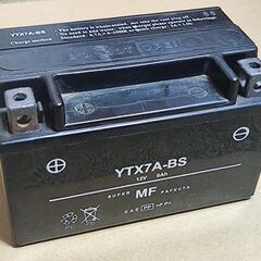 【中古】YTX7A-BS バッテリー （バイク・スクーター等）