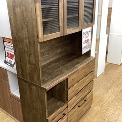 KA-61【新入荷 リサイクル品】オープンキッチンボード ブラウン