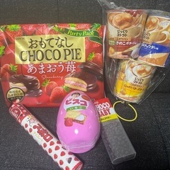 スープとチョコ菓子