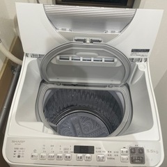 洗濯機【SHARP ES-TX5F-S】