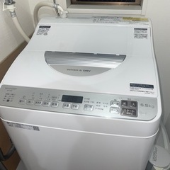 洗濯機【SHARP ES-TX5F-S】