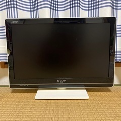 決まりました　SHARP 液晶カラーテレビ　22インチ