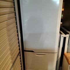 美品！格安お得！三菱ノンフロン冷凍冷蔵庫MR-CU37P-W 2...