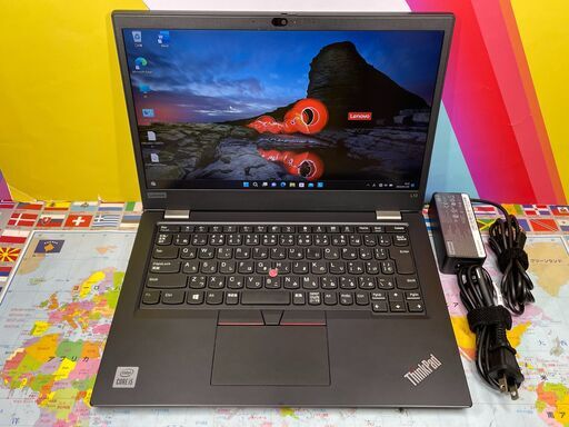 JC0103 レノボ Thinkpad L13 第10世代 FHD 512GB カメラ 極美品 Win11 office2021