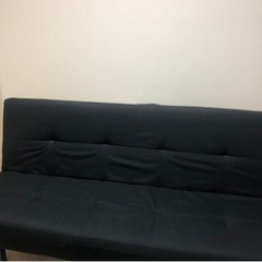 IKEA ソファーベッド ブラック