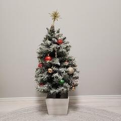 ニトリ　クリスマスツリー 90cm　オーナメント付き