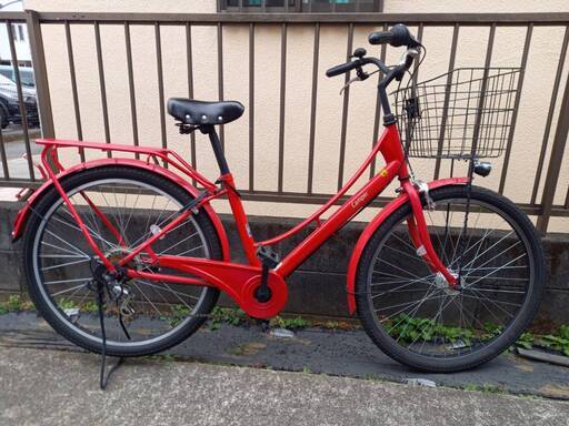 【お話中】27.5型 自転車 カンペール 276-D レッド MK-22-014 [外装6段] 2022年モデル