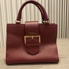 お値下げ中★FURLA ハンドバッグ(ショルダーベルト付き)