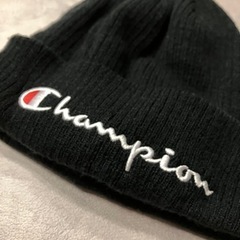 【中古美品】🉐条件付き半額❣️ニット帽Champion（チャンピ...