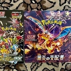ポケモン☆黒煙の支配者1box &シャイニートレジャー ex1box＊定価以下