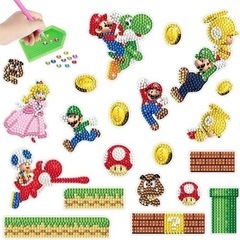 ❤️新品❤️ ダイヤモンド ステッカー マリオ　ステッカー ペイ...