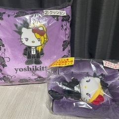 yoshikitty一番くじ　クッション&ティッシュカバー