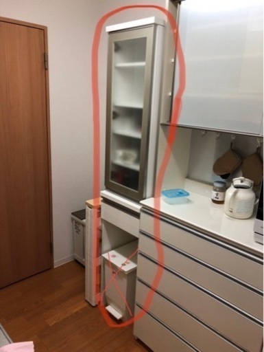 ニトリ　リガーレ食器棚
