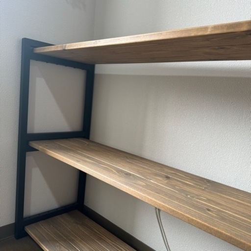 DIY 1×4 ワンバイフォー アイアンフレーム ラック - その他 