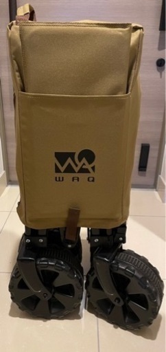 1/21(日)まで限定出品★WAQ キャリーワゴン　アウトドア　オリーブ×タン