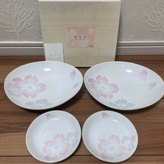 新品 たち吉 花水木 大皿2枚 小皿2枚 セット