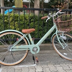 新品　組み立て済み　24インチ自転車　女の子用モナコ