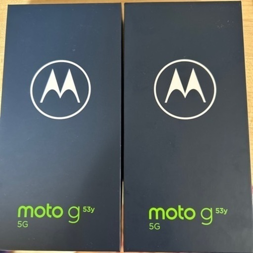 【新品未使用  SIMフリー 】moto g53y 5G A301MO