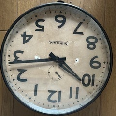 【ネット決済・配送可】ナショナル製　電気掛け時計